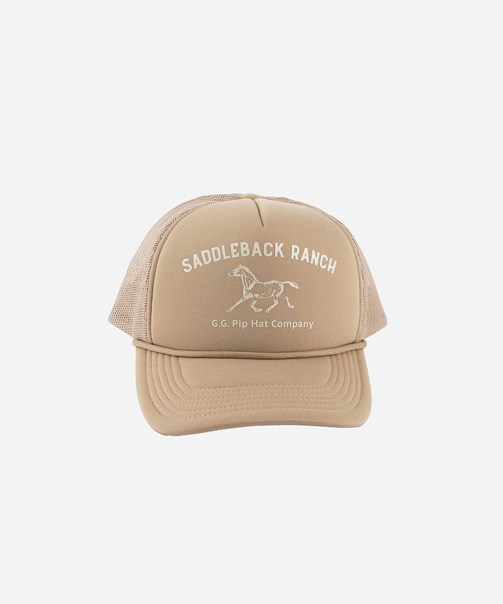 Truckers Saddleback (Swiss Days) Foam Trucker Hat Tan