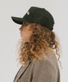 Gigi Pip trucker hats for women - Vacation Club Canvas Trucker Hat - 100% cotton canvas w/ cotton sweatband + reinforced from inner panel with 100% plolyester mesh trucker with Vacation Club embroidered on the front panel featuring an adjustable back strap [dark green]