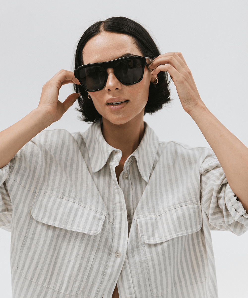 Big wayfarer style sunglasses online