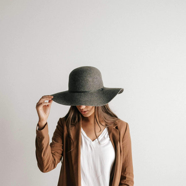 Womens grey hot sale felt hat