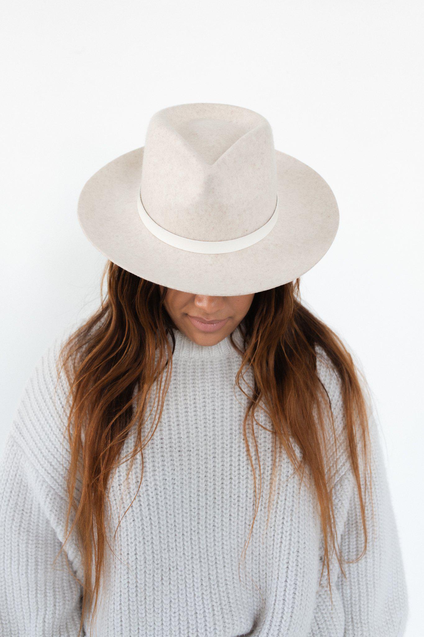 Gigi Pip hat bands + trims for women's hats - Leather Band with Tassels - 100% genuine leather band featuring a tie back with tassels trimmed with metal GP engraved caps [white]