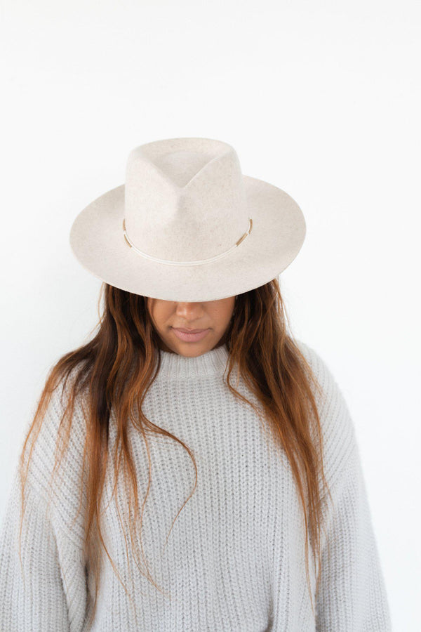 Double Strand Rope Hat Band - Tan