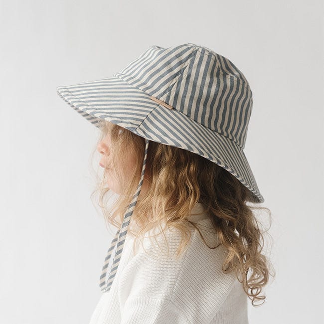 Rhode Kids Bucket Hat Striped Blue